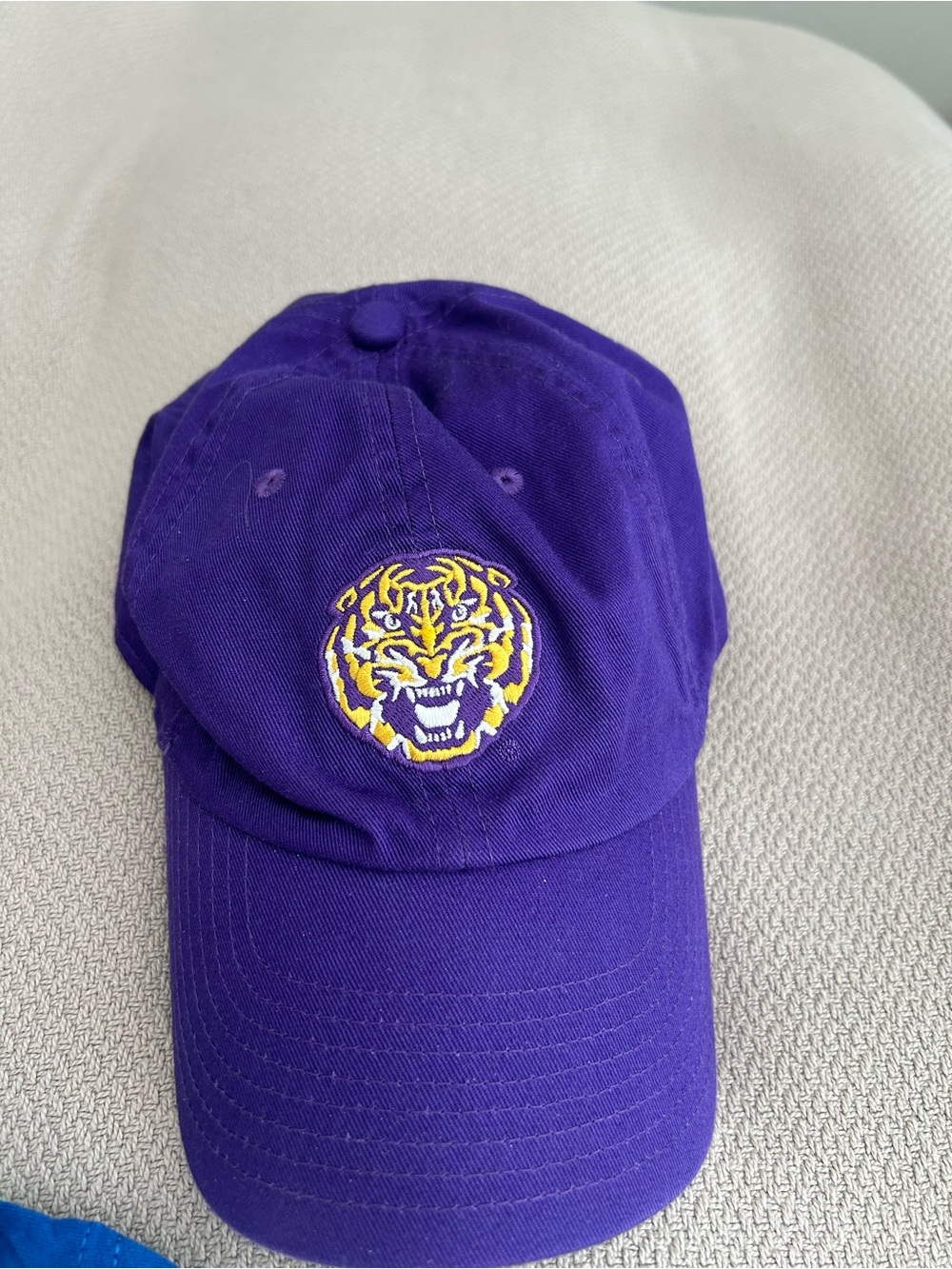 LSU Nike Purple Tiger Embroidered Baseball Cap